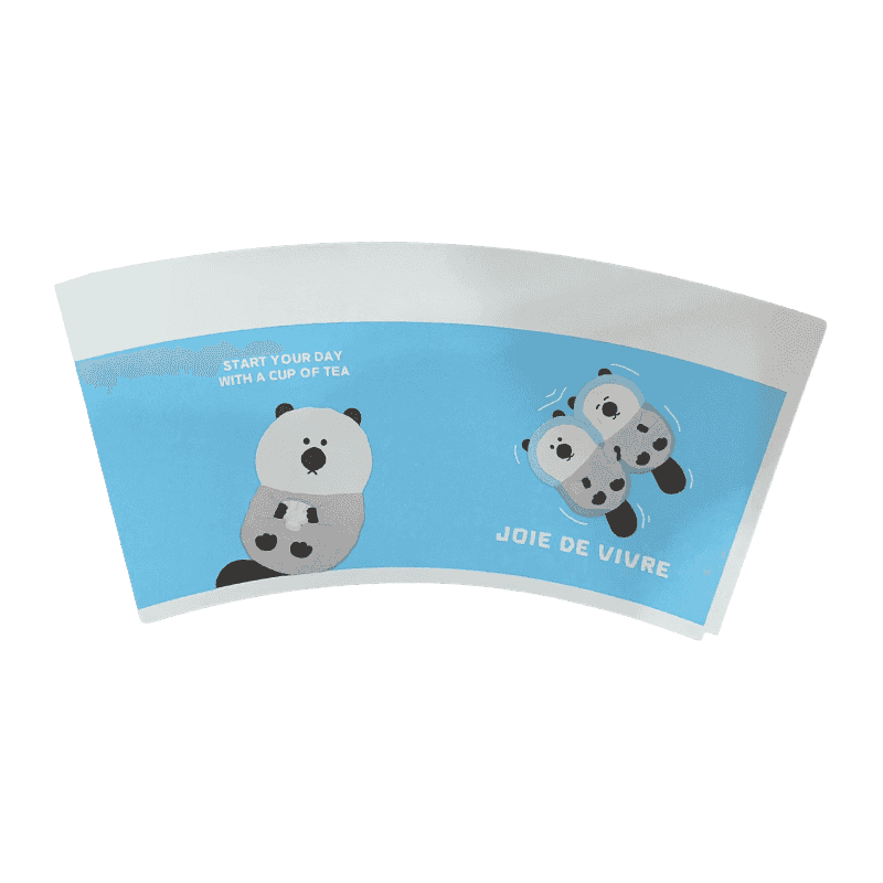 7oz Biodegradables Print Paper Cup ventilátor