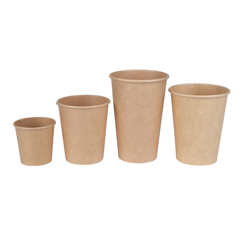5/7/9/12/12oz PE potažený potižený Kraft Paper Cup