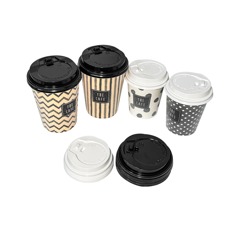 8/12oz Pla Cotted Printed Foam Paper Cup